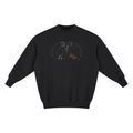 Bat skeleton Women's Vintage Wash Pullover Dress