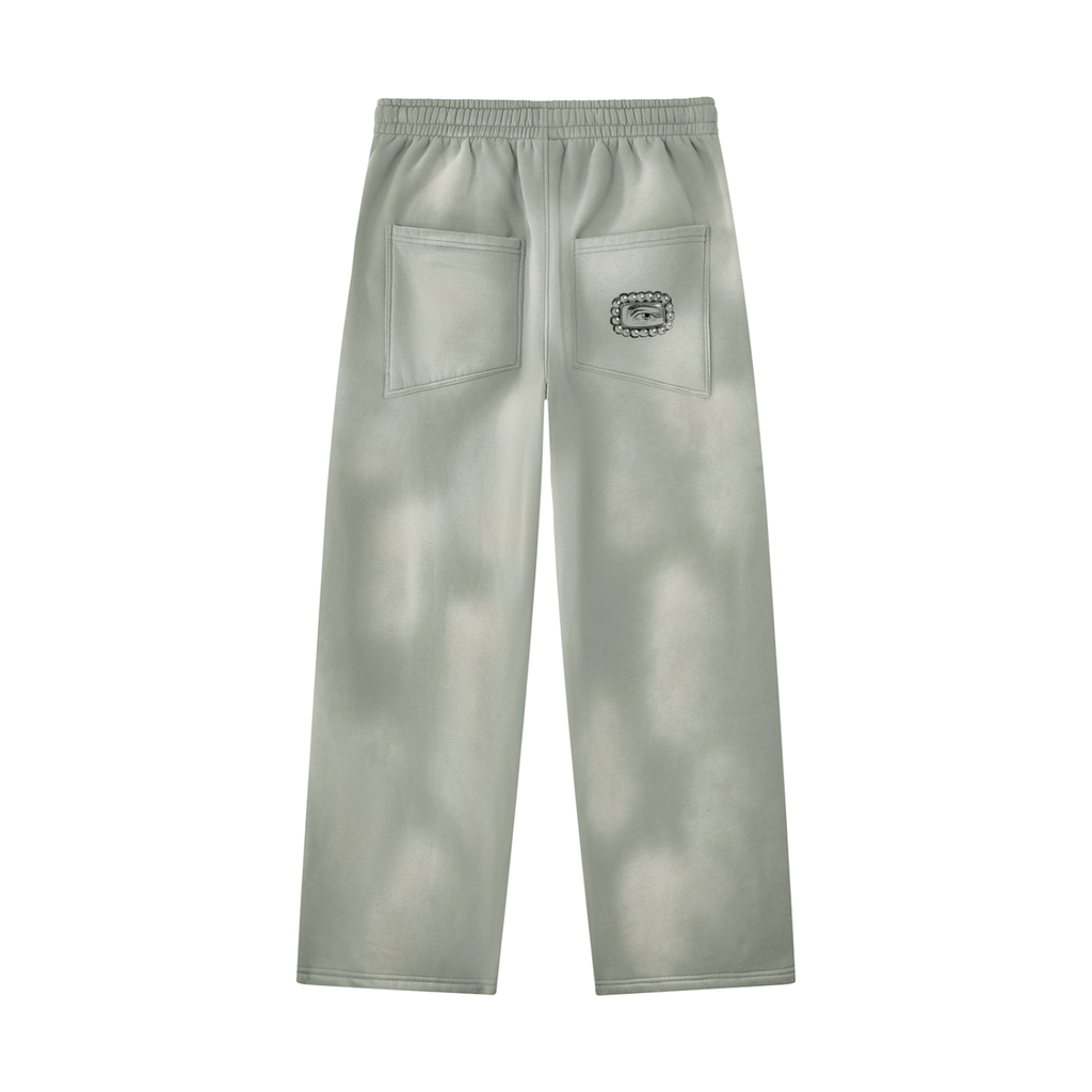 Night Circus Unisex Sunfade Wide Leg Fleece Sweatpants