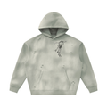 Night Circus Unisex Sunfade Frayed Fleece Hoodie