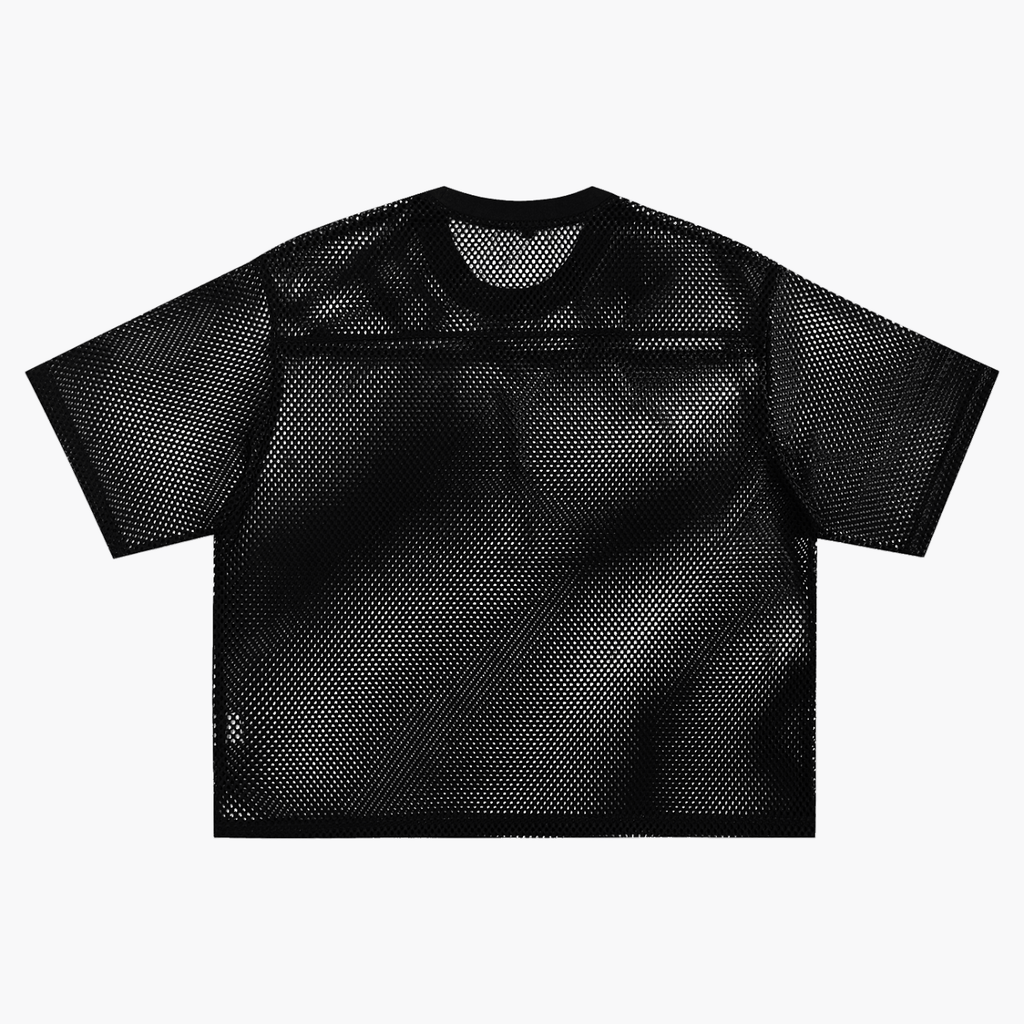 Magic comes with a price See-through Boxy Net T-Shirt