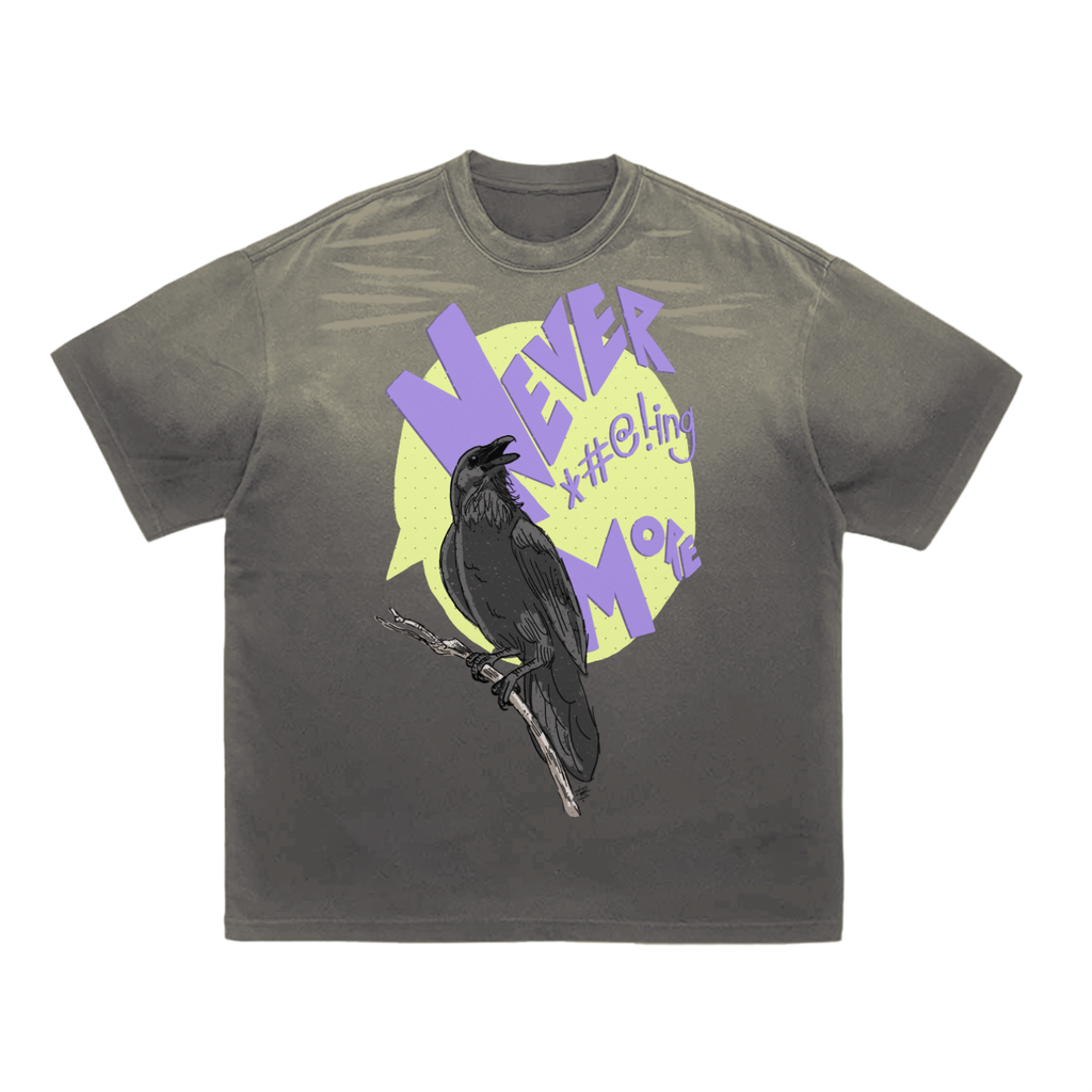 Never *&$#-ing more! Tiger Stripe Gradient Washed T-Shirt