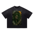 The Queen Vintage Washed Distressed Boxy Oversized T-Shirt