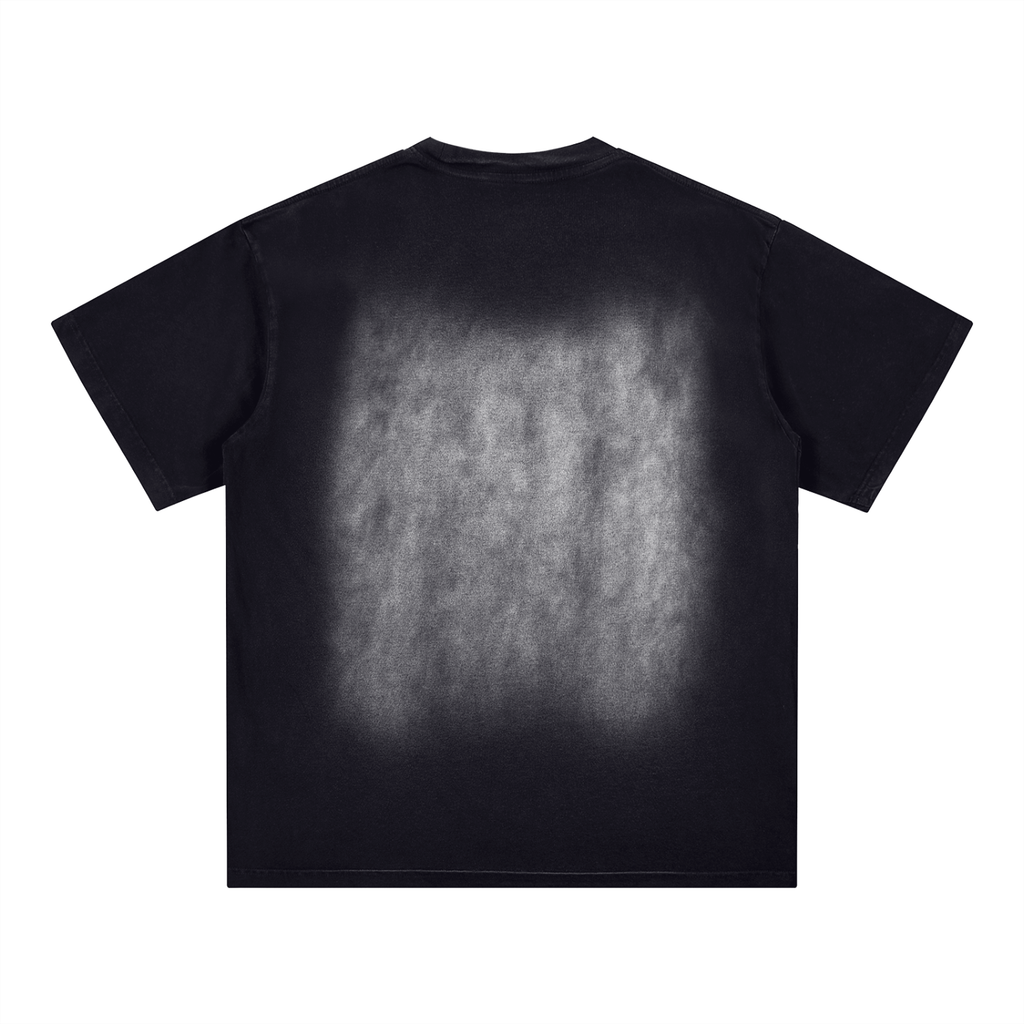 The dance of the harlequin Square Patch Monkey Washed T-Shirt
