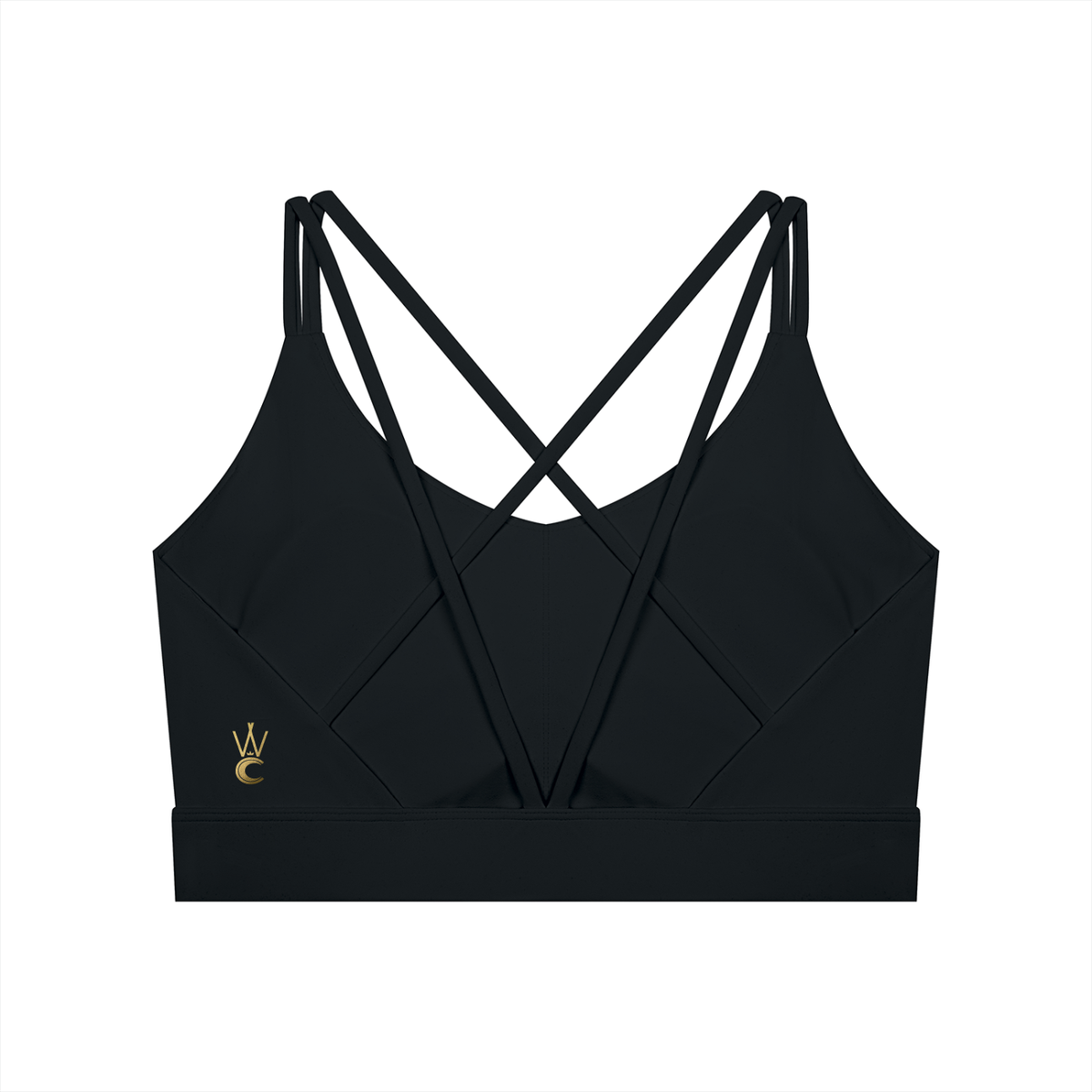 Sacred Hearts Women's Lycra Cropped Yoga Sport Bra