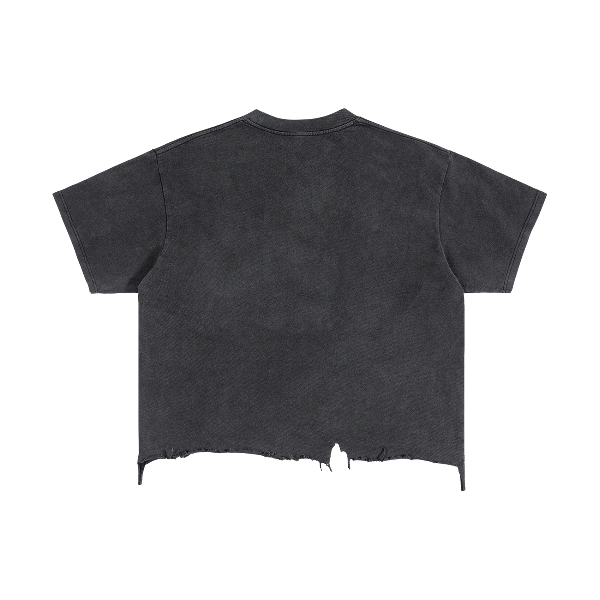 Remain vigilant Vintage Wash Boxy Distressed Hem T-Shirt