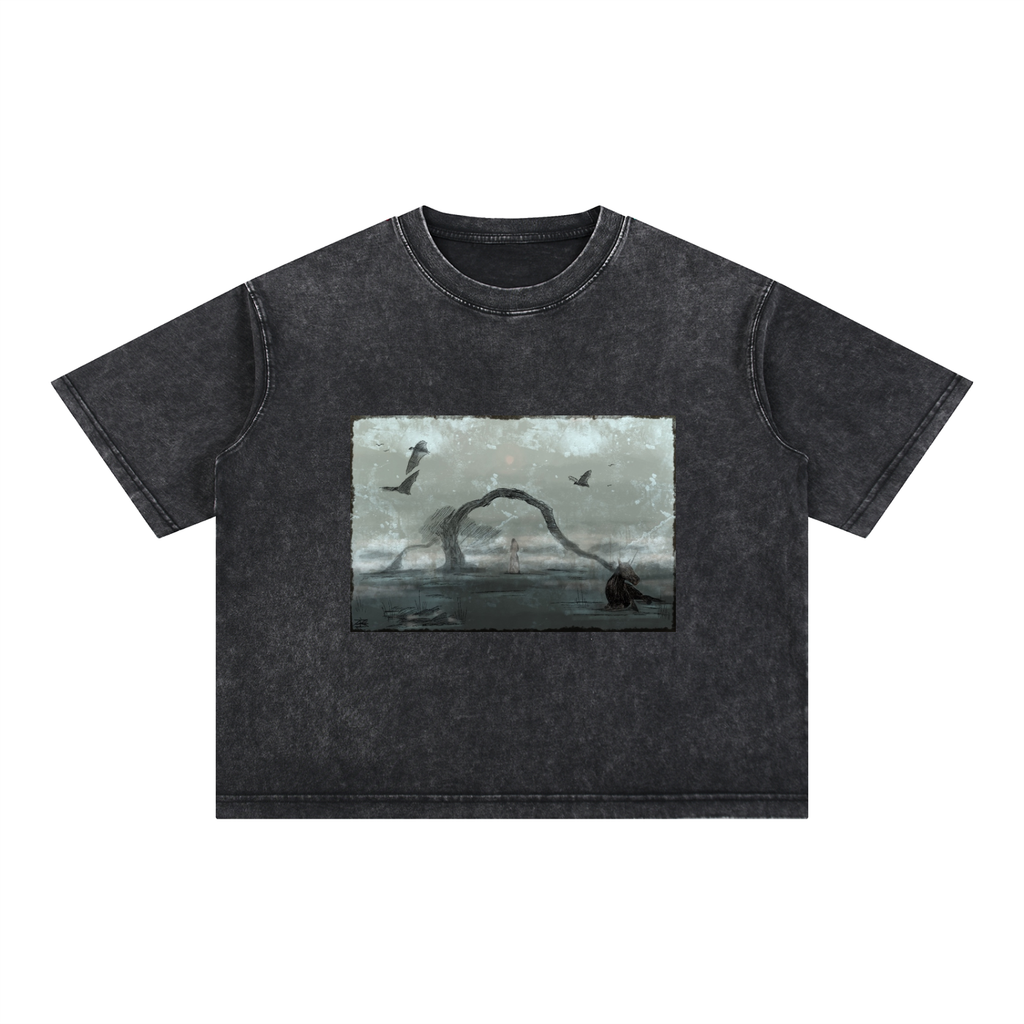 The Mystic Mineral Wash Boxy Cotton T-Shirt