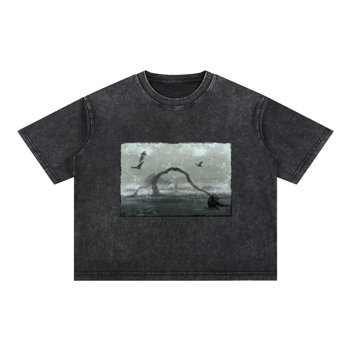 The Mystic Mineral Wash Boxy Cotton T-Shirt